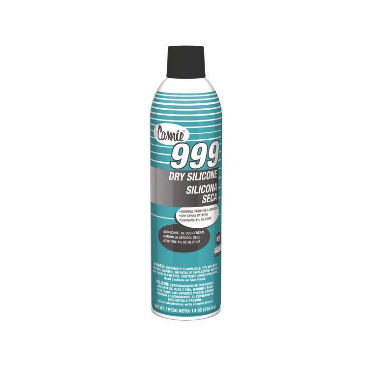 Camie 999 Dry Silicone, 13 oz Aerosol Can, 12/Carton (CGC999)