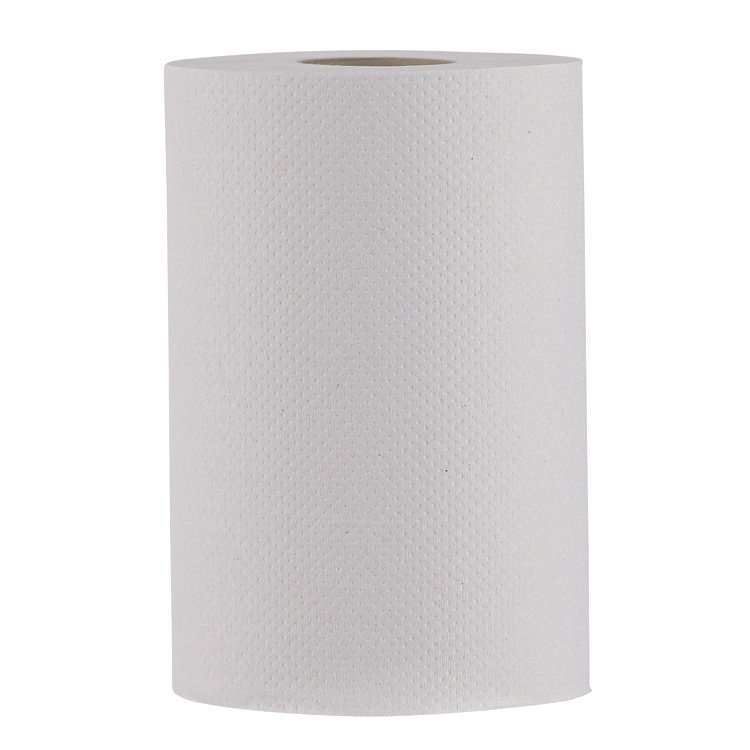 Boardwalk Hardwound Paper Towels, Nonperforated, 1-Ply, 8" x 350 ft, White, 12 Rolls/Carton (BWK6250)