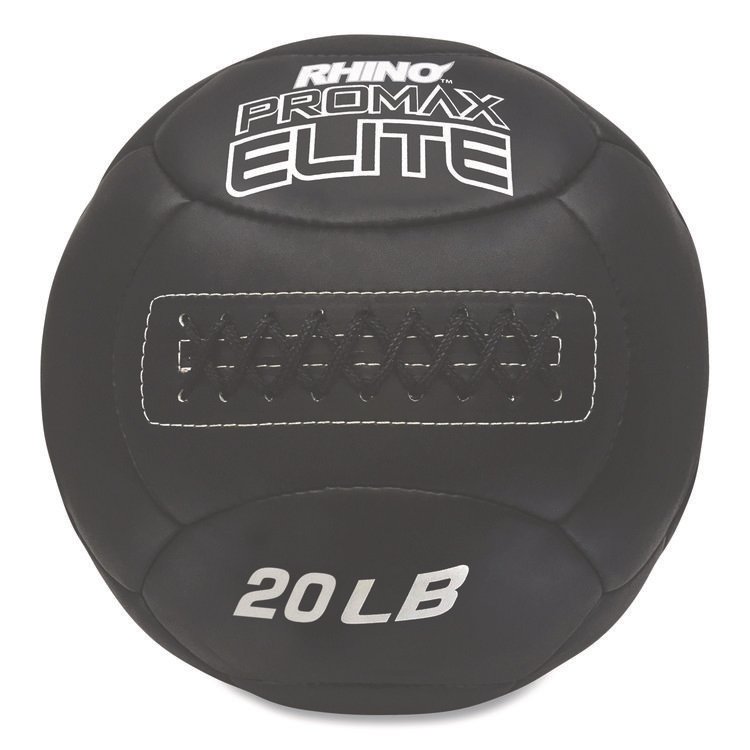 Champion Sports Rhino Promax Elite Medicine Ball, 20 lb, Black (CSIPRX20)