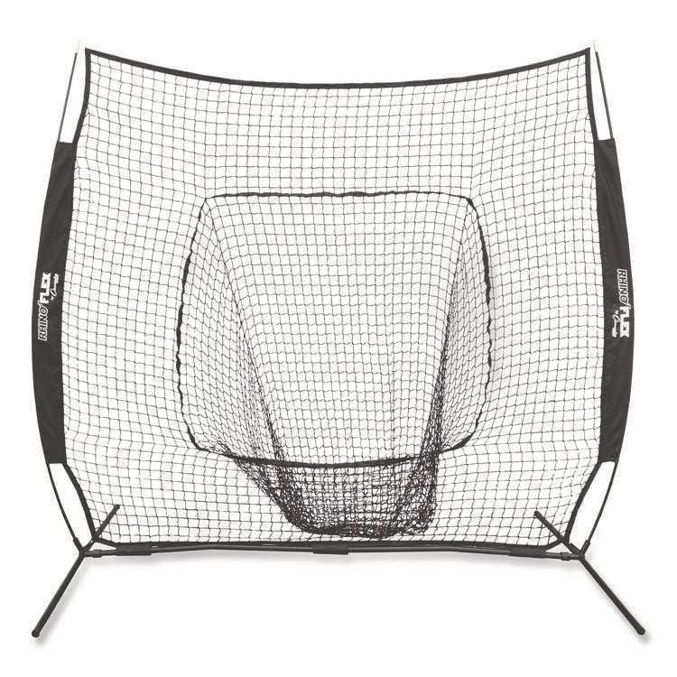 Champion Sports Rhino Portable Training Net, 7 ft x 7 ft (CSIRBM77)