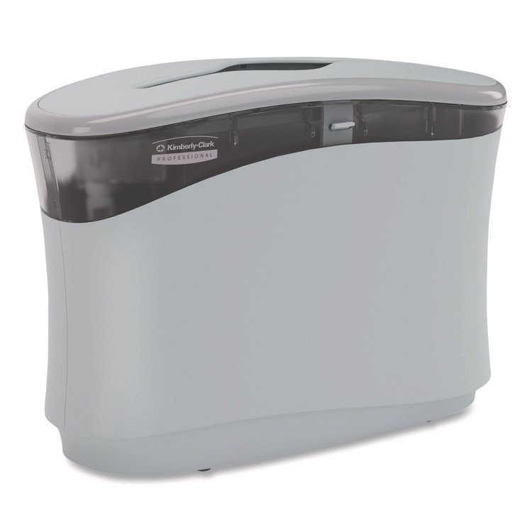 Kleenex Reveal Countertop Folded Towel Dispenser, 13.3 x 5.2 x 9, Gray (KCC55760)