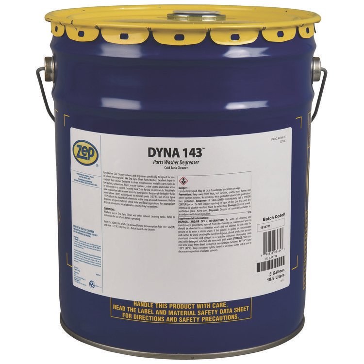Zep DYNA 143 Parts Washer Degreaser, 5 gal Pail (ZPE36635)