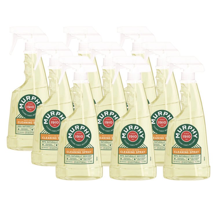 Murphy Oil Soap Spray Formula, All-Purpose, Orange, 22 oz Spray Bottle, 9/Carton (CPC01031)