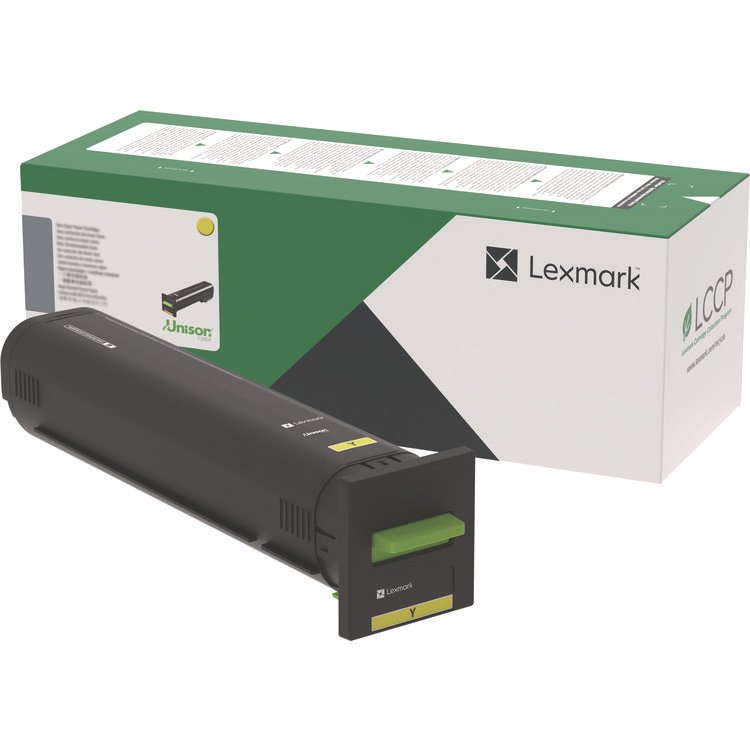Lexmark 82K0UYG Ultra High-Yield Toner, 55,000 Page-Yield, Yellow (LEX82K0UYG)