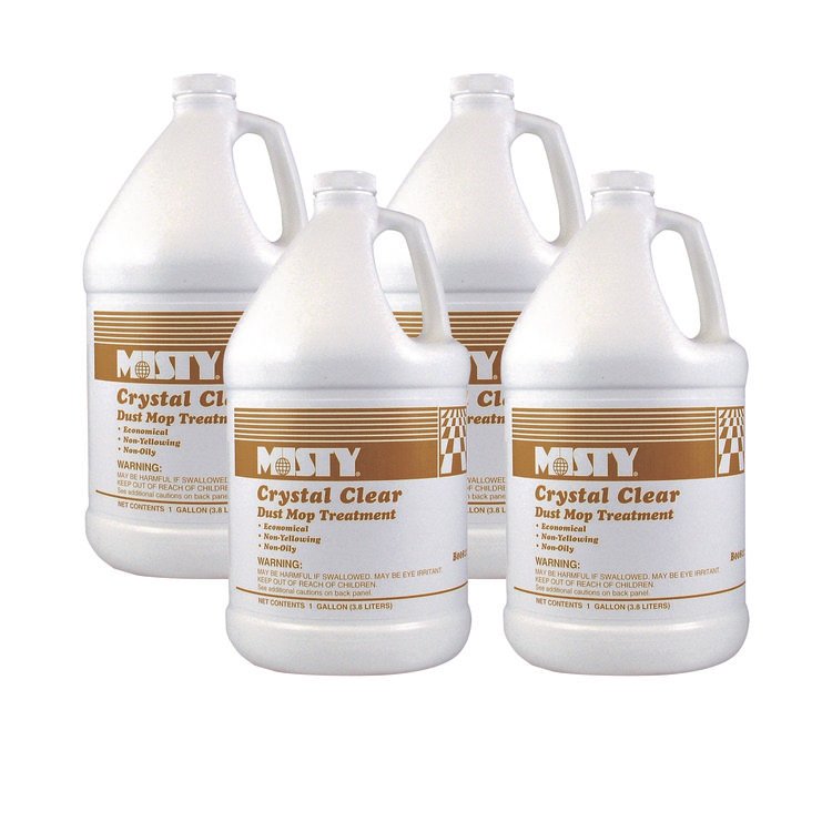 Misty Dust Mop Treatment, Attracts Dirt, Non-Oily, Grapefruit Scent, 1gal, 4/Carton (AMR1003411)