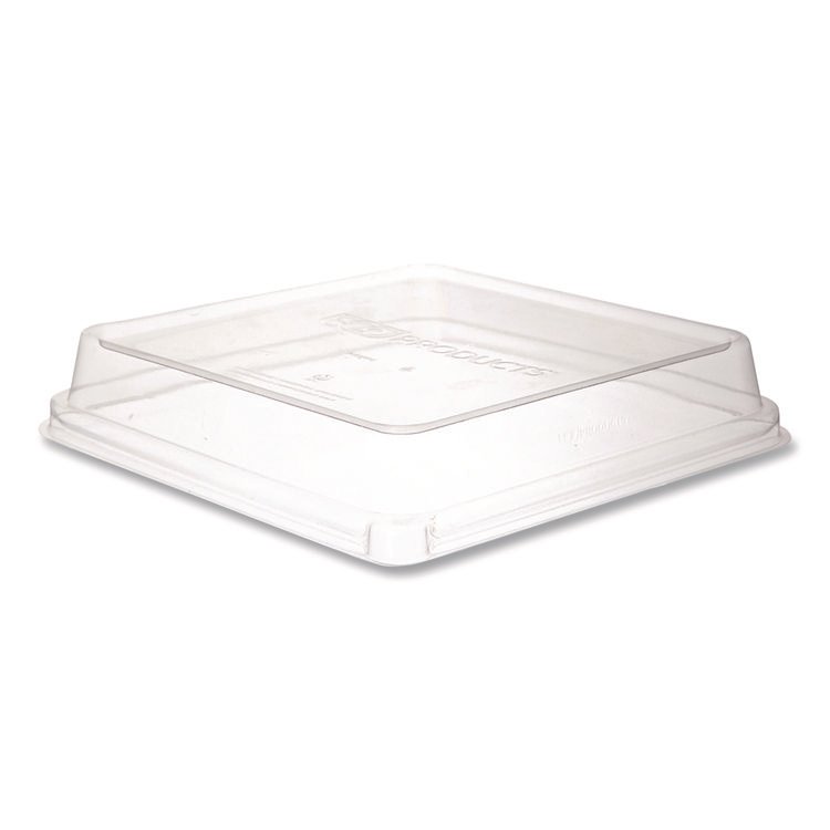 Eco-Products Renewable and Compostable Lids, 8.8 x 8.8 x 1.64, Clear, Plastic, 200/Carton (ECOEPSCS9SLID)
