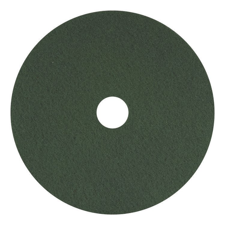 Americo Scrubbing Pads, 12" Diameter, Green, 5/Carton (AM7400312)