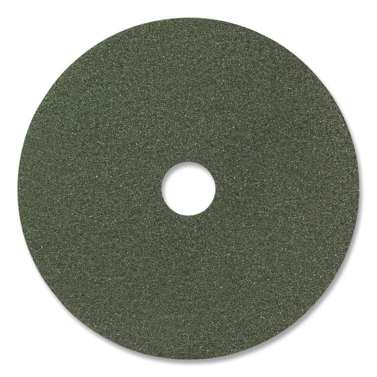 Americo Black Diamond 3000 Grit Diamond Pad, 17" Diameter, Black/Green, 2/Carton (AM7442417)