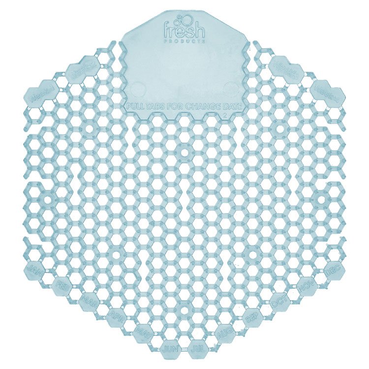 Fresh Products Wave 3D Urinal Deodorizer, Ocean Mist Scent, Blue, 10/Box, 6 Boxes/Carton (FRS3WDS60OMI)