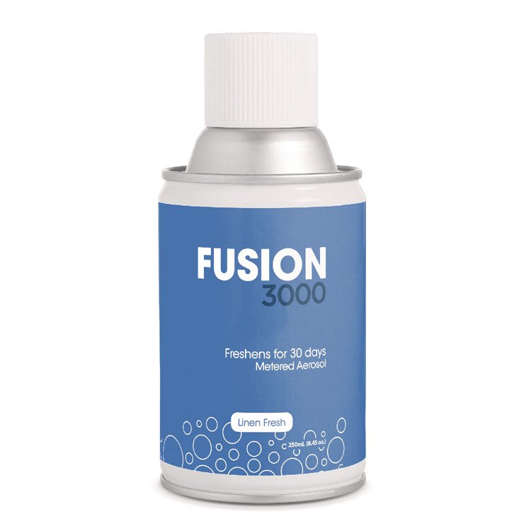 Fresh Products Fusion Metered Aerosols, Linen Fresh, 6.25 oz, 12/Carton (FRSMA12LF)