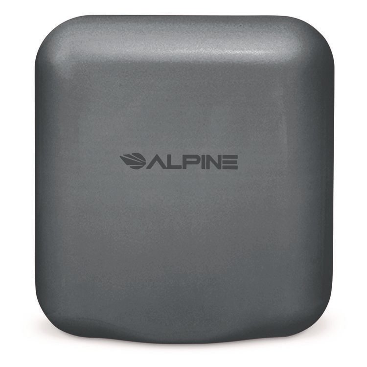 ALPINE INDUSTRIES Hemlock Commercial Automatic 120V Hand Dryer, 6.68 x 11.41 x 12.31, Stainless Steel, Gray (ALHALP40010GRY)