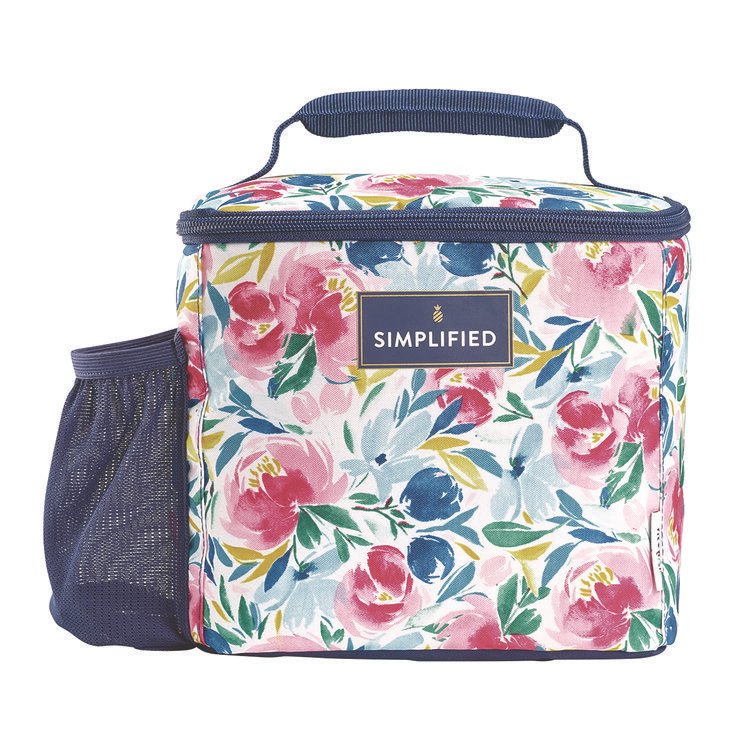 FIT & FRESH INC Simplified Lunch Bag, 9.25 x 5 x 9, Multicolor Floral (FAF2843SIM3167)