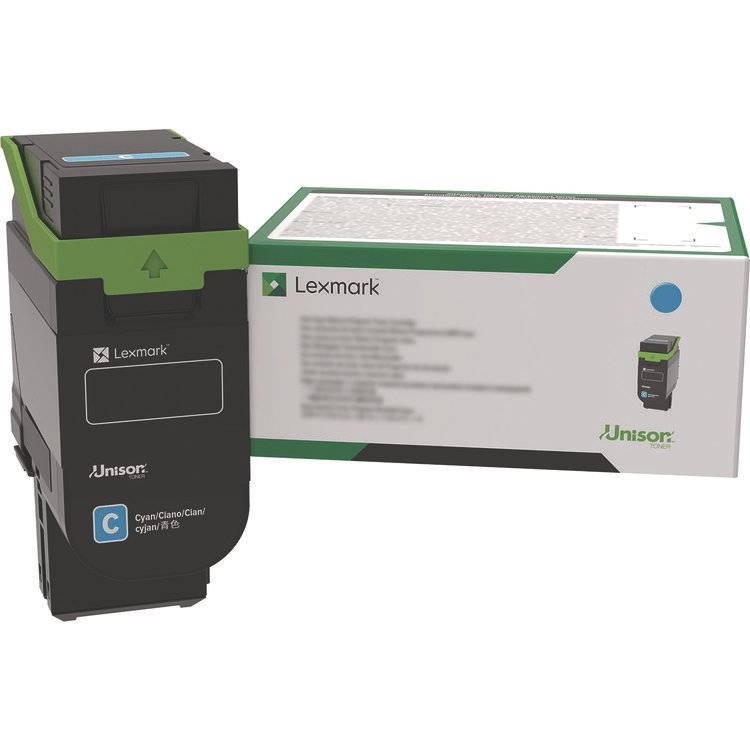 Lexmark 75M1HC0 Toner, 8,800 Page-Yield, Cyan (LEX75M1HC0)