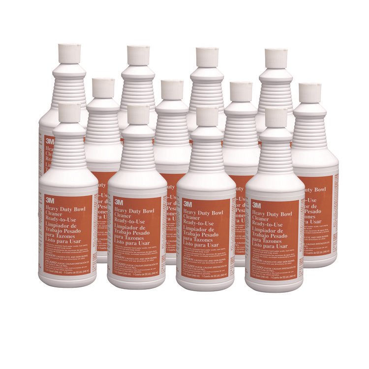 3M Heavy-Duty Bowl Cleaner, Liquid, 1 qt. Bottle (MMM34764)