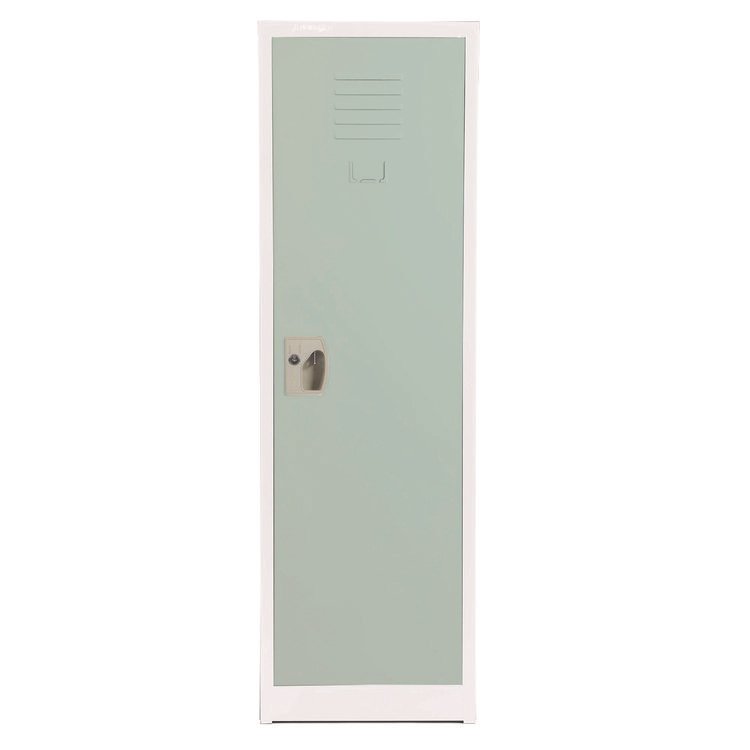 ADIROFFICE Steel Storage Locker, 1 Compartment, 15 x 15 x 48, Misty Green (ALHI62901MGRN)