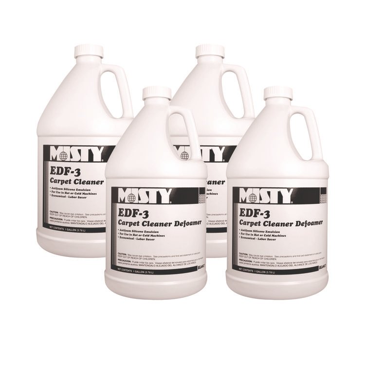 Misty EDF-3 Carpet Cleaner Defoamer, 1 gal Bottle, 4/Carton (AMR1038773)