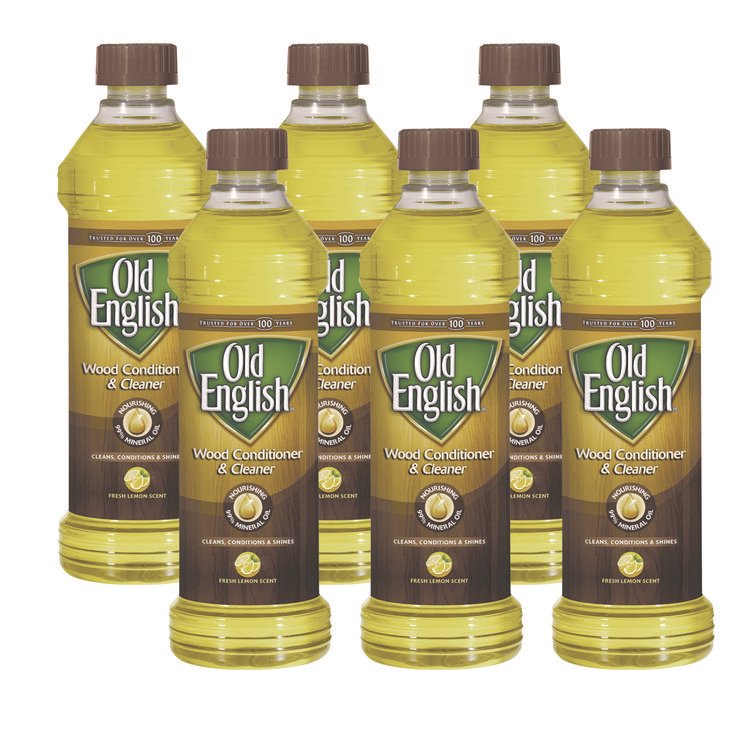 OLD ENGLISH Oil, Furniture, Fresh Lemon, 16 oz Bottle, 6/Carton (RAC75143CT)