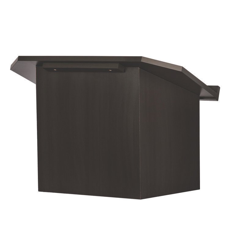 ADIROFFICE Foldable Tabletop Podium Lectern Speaker Stand, 27 x 16 x 19, Black (ALHI66105BLK)