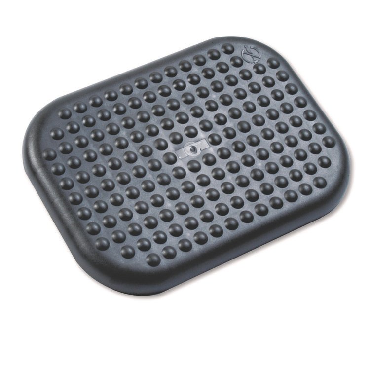 Rubbermaid Commercial Height Adjusting Tilting Footrest, 18.13w x 14.25d x 4.13 to 6.63h, Charcoal (RCP4653)