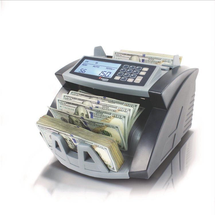 CASSIDA 5520UV/MG Cash Counter, 1,300 Bills/min, 9.7 x 11.5 x 7.5, Gray (CIA5520UVMG)
