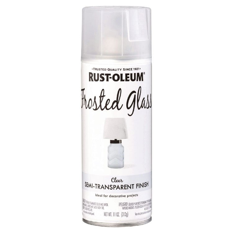 Rust-Oleum Specialty Frosted Glass Spray Paint, Matte Clear, 11 oz Aerosol Can, 6/Carton (RST342600)
