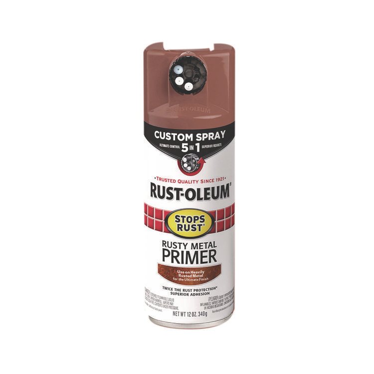Rust-Oleum Stops Rust 5-in-1 Spray Paint, Rusty Metal, 12 oz Aerosol Can (RST384755EA)