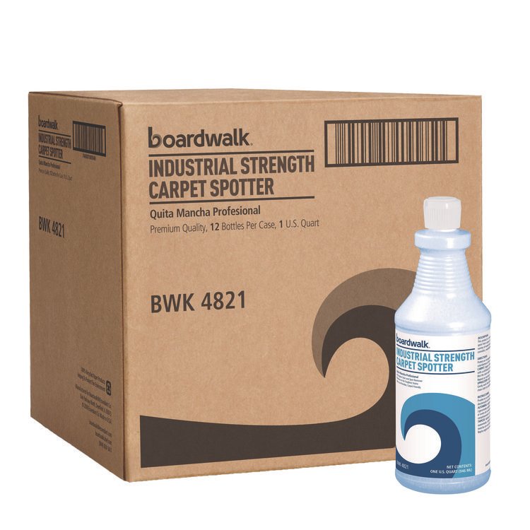 Boardwalk Industrial Strength Carpet Spotter, Unscented, 32 oz Bottle, 12/Carton (BWK4821)