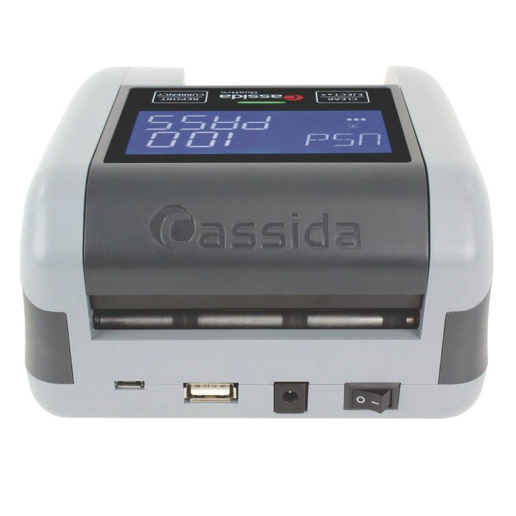 CASSIDA Quattro Counterfeit Detector, Infrared; Magnetic Strip Detection; Magnetic Thread Security; UV Light, U.S. Currency (CIAQUATTRO)
