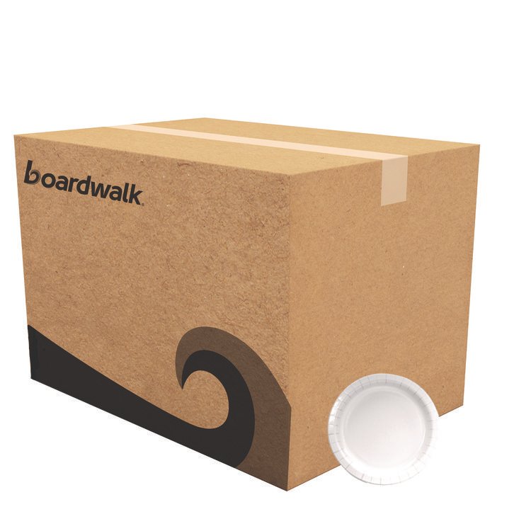 Boardwalk Paper Dinnerware, Plate, 6" dia, White, 1,000/Carton (BWKWH6PLT)