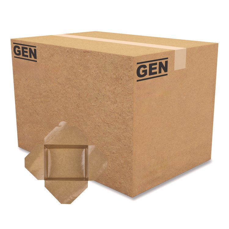 GEN Reclosable Kraft Take-Out Box, 54 oz, Brown, Paper, 200/Carton (GENPAPERBOX2)