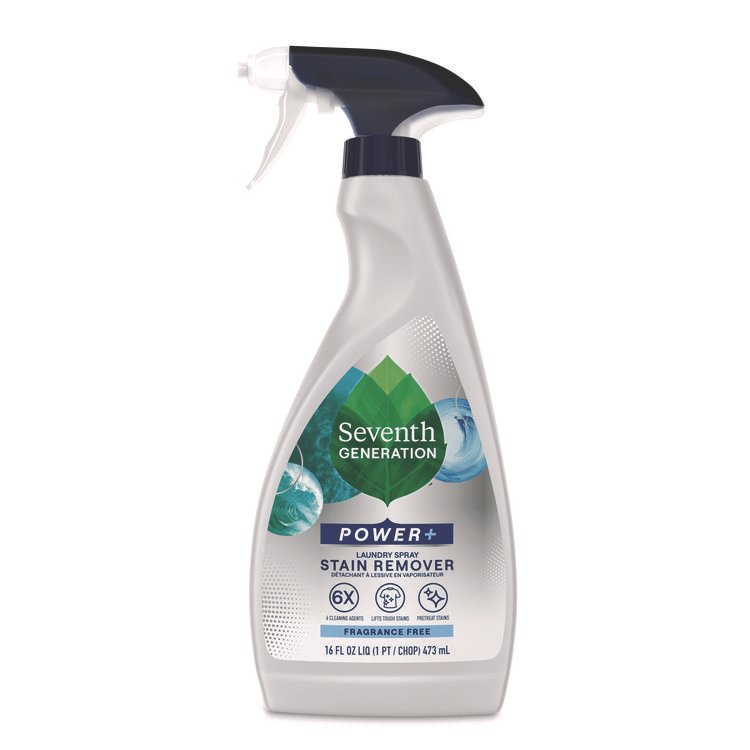 Seventh Generation Laundry Stain Remover, Fragrance-Free, 16 oz Spray Bottle, 8/Carton (SEV67362378)