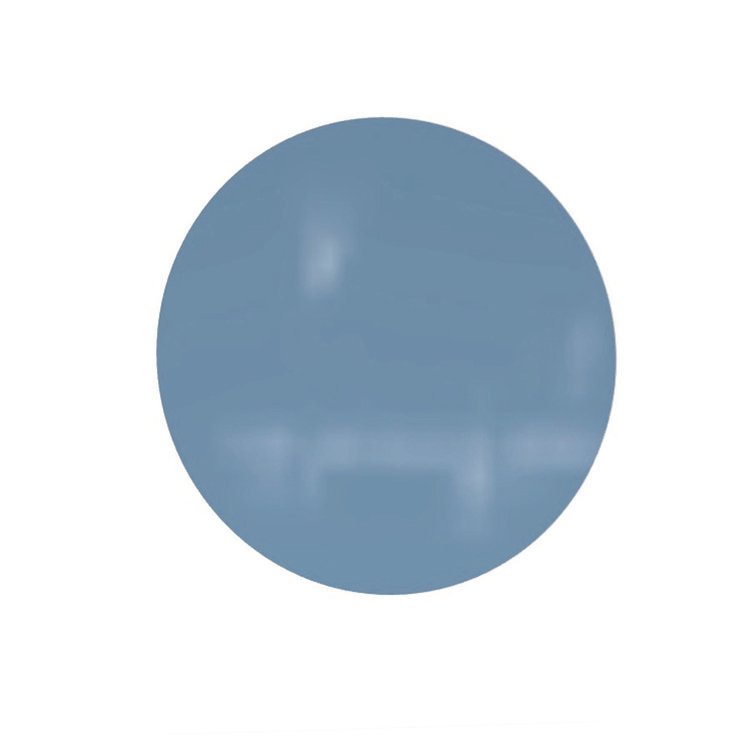 Ghent Coda Low Profile Circular Magnetic Glassboard, 24 x 24, Denim Surface (GHECDAGM24DM)
