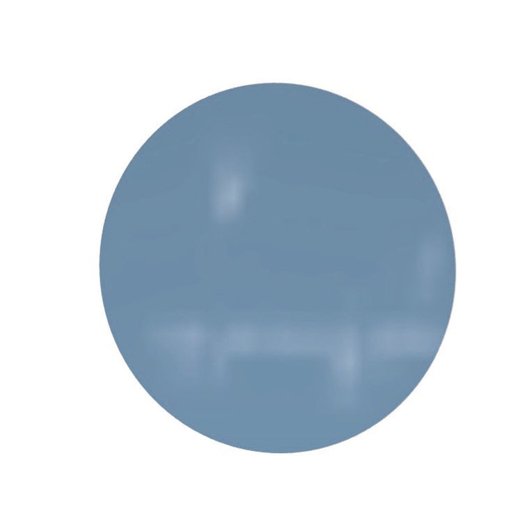 Ghent Coda Low Profile Circular Non-Magnetic Glassboard, 36 x 36, Denim Surface (GHECDAGN36DM)