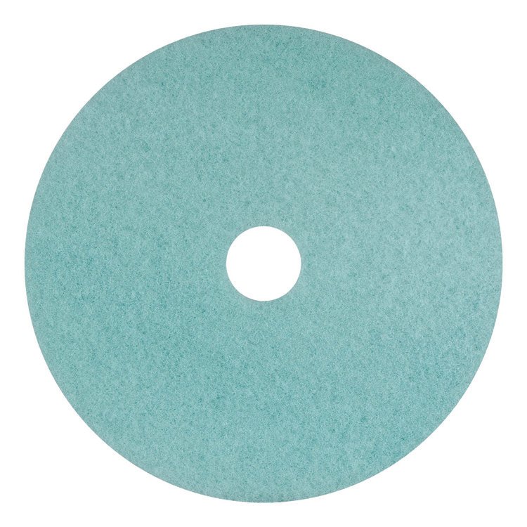 Americo Luster Lite Burnishing Pads, 20" Diameter, Sky Blue, 5/Carton (AM7402120)