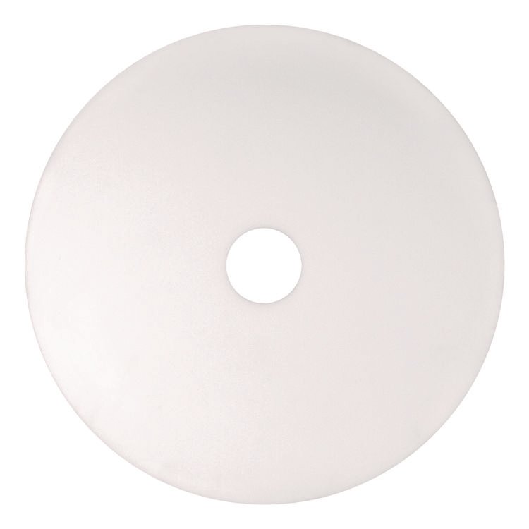 Americo XTRACT Melamine Floor Pad, 20" Diameter, White/Brown, 5/Carton (AM7404020)