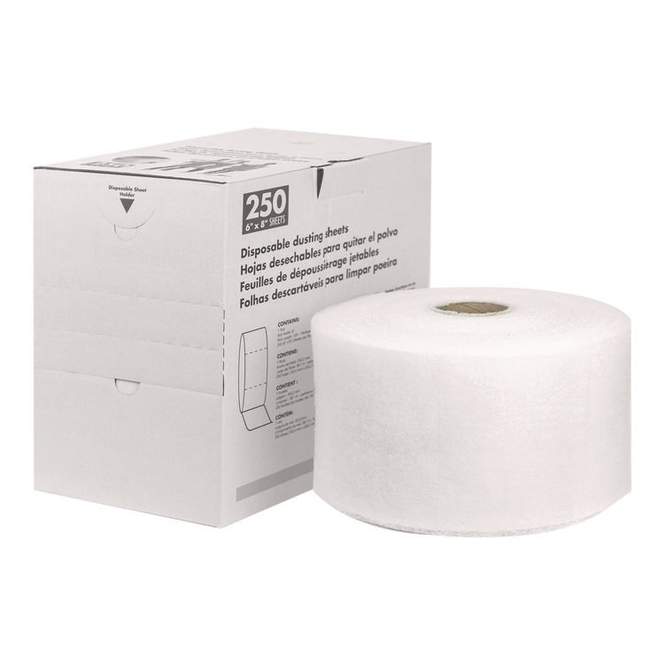 Americo TrapEze Disposable Dusting Sheets, 5" x 6", 250 Sheets/Roll (AM7582508)