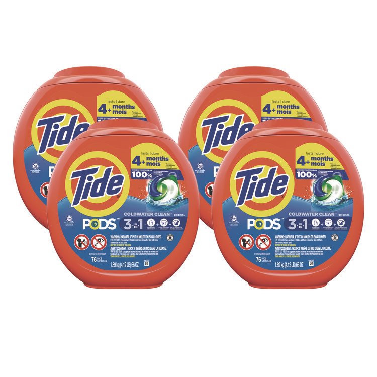 Tide PODS Laundry Detergent, Tide Original, 76 Pods (PGC09165)