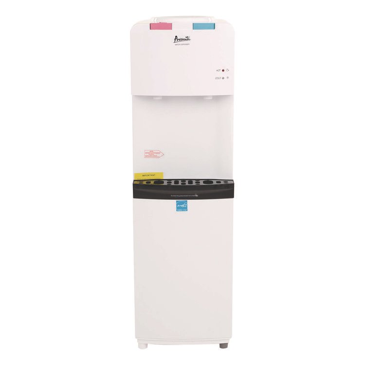 Avanti Hot and Cold Water Stand Up Dispenser, 3 gal to 5 gal, 11 x 12 x 36, White (AVAWDHC770I0W)