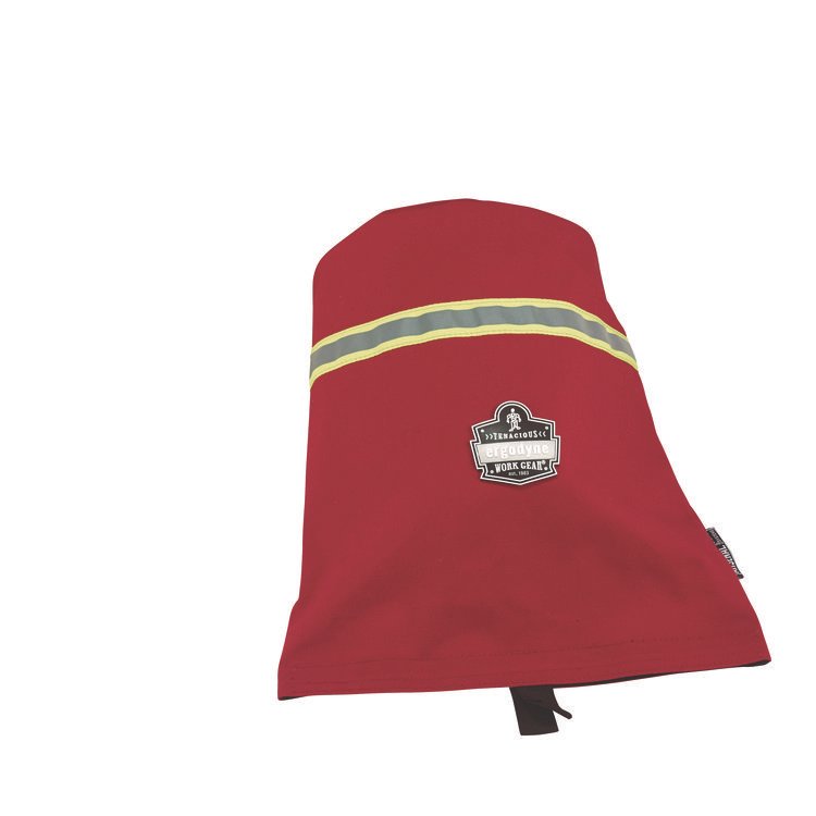 ergodyne Arsenal 5082 SCBA Mask Bag with Hook-and-Loop Closure, Fleece Lining, 8.5 x 8.5 x 14, Red (EGO13083)