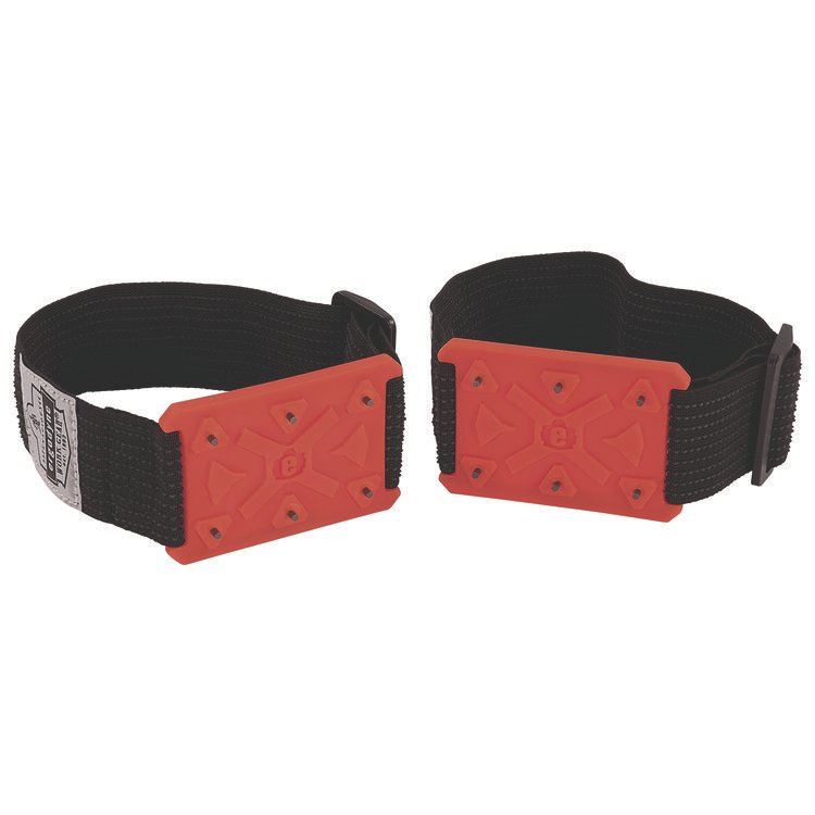 ergodyne TREX 6316 Mid-Sole Ice Cleats. Flat Sole, One Size Fits Most, Orange, 1 Pair (EGO16320)