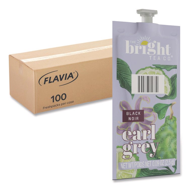 The Bright Tea Co. The Bright Tea Co. Earl Grey Black Tea Freshpack, 100/Carton (LAV48026)