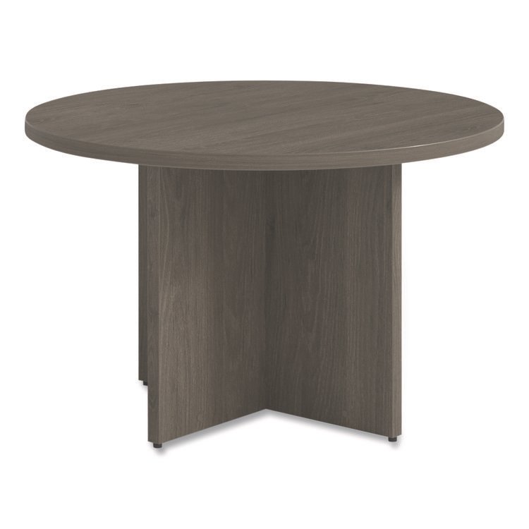 Alera Alera Seville Round Conference Table, Round, 48" Diameter, Walnut (ALESV4848WA)