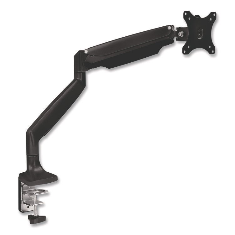 MOUNT-IT! Single Monitor Gas-Spring Mounting Arm, For 13" to 32" Monitors, 360 Degree Rotation, +/-45 Degree Tilt, Black, Supports 20lb (MNIMI1771BLACK)