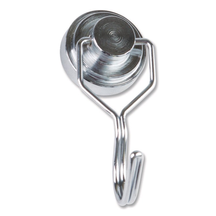Teacher Created Resources Magnetic Hook, Steel, Silver, Supports Up to 20 lbs, 2/Pack (TCR20787)