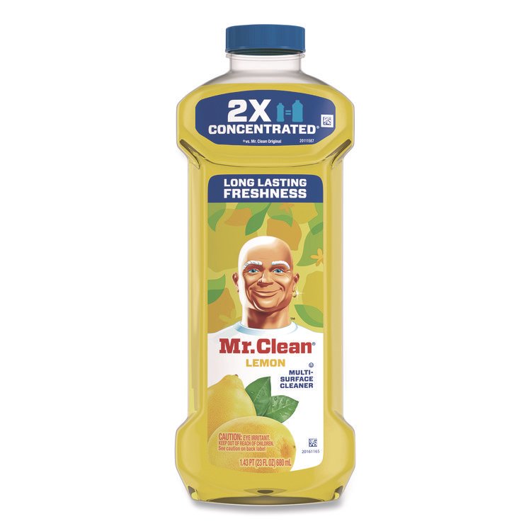 Mr. Clean Multipurpose Cleaning Solution, Lemon Scent, 23 oz Bottle (PGC11292EA)