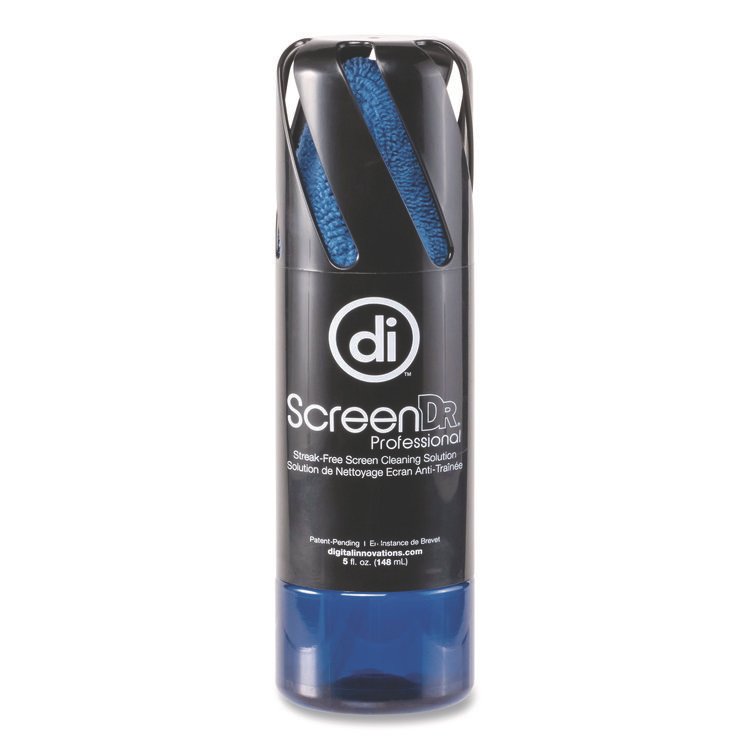 Digital Innovations Screen Dr Professional Screen Cleaning Kit, 5 oz Spray Bottle with Microfiber Cloth (ASP4111200)