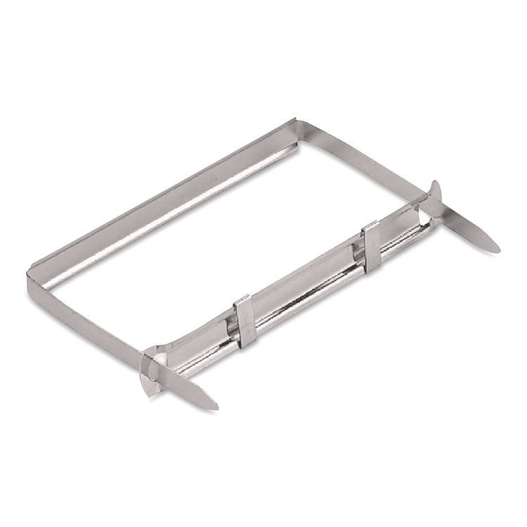 Officemate Two-Prong File Fastener Sets, 2" Capacity, 2.75" Center to Center, Silver, 50/Box (OIC609114)
