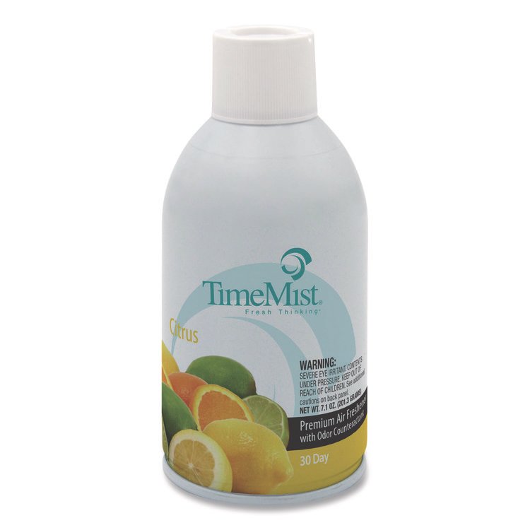 TimeMist Premium Metered Air Freshener Refill, Citrus, 7.1 oz Aerosol Spray (TMS1042781EA)