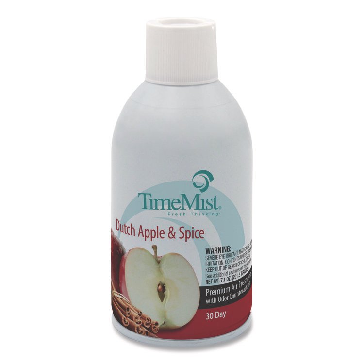 TimeMist Premium Metered Air Freshener Refill, Dutch Apple and Spice, 7.1 oz Aerosol Spray (TMS1042818EA)