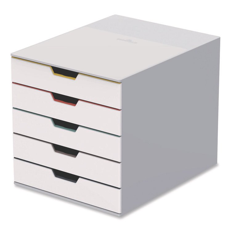 Durable Desktop Document Sorter, 5 Sections, For File Size A4 to C4, 11 x 14 x 11.5, Assorted Colors (DBL762527)